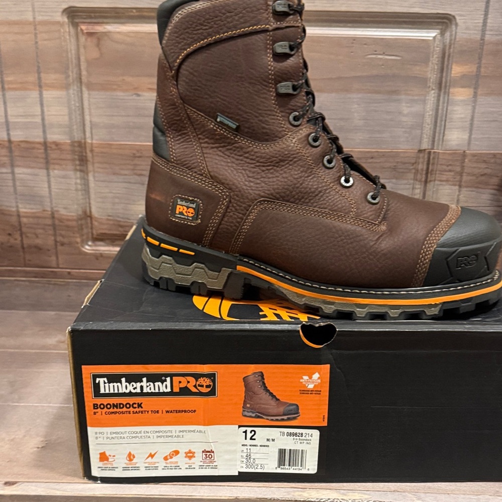 Timberland PRO Boondock Dark Brown Boots